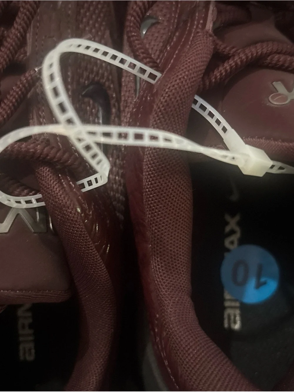 Nike Maroon Running Sneakers with Dark Soles size 10